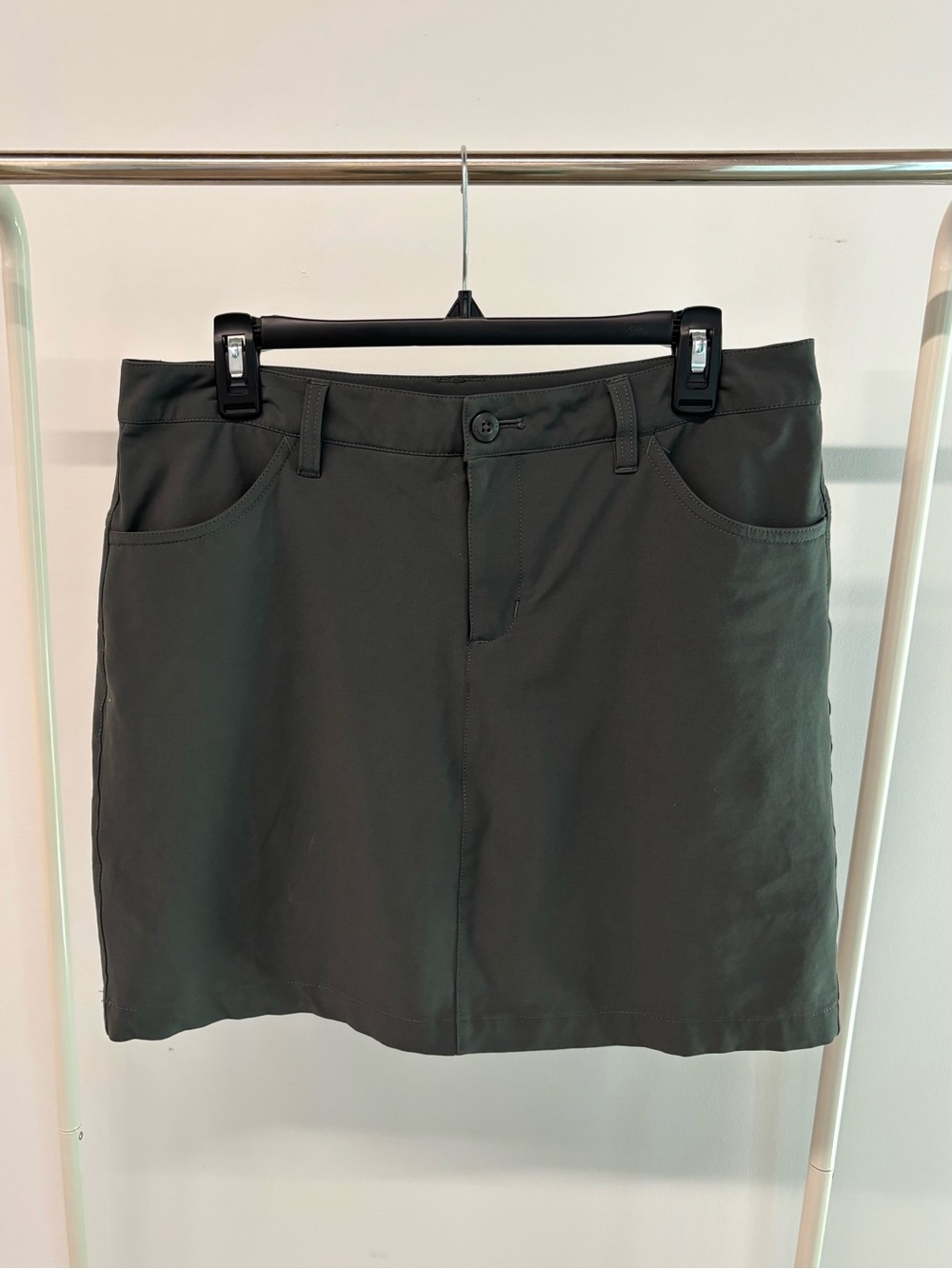 Eddie Bauer Gray Athletic Skort with Inner Brief